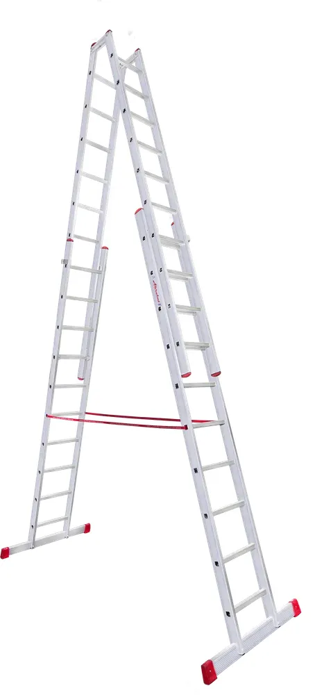 A Tipi Çift Taraflı Sürgülü Alüminyum Merdiven