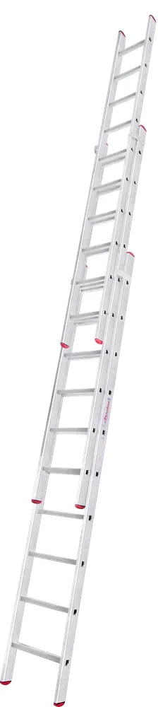 Üç Parçalı Sürgülü Alüminyum Merdiven