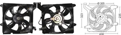 FAN MOTORU [KLIMA] [HYUNDAI ELENTRA 2001->2003]