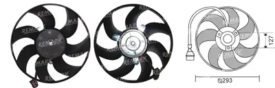 FAN MOTORU [] [VW.GOLF V/PASSAT 3C2 1,6FSI-1,6TDI]