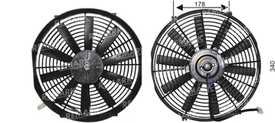 FAN MOTORU [24V.PERVANELI 14"] []