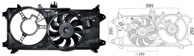FAN MOTORU [TEKLI] [FIAT DOBLO JTD]