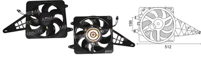 FAN MOTORU [KABLO 295] [TOFAS DOGAN/SAHIN]