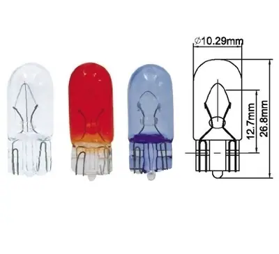 AMPUL DİPSİZ [12V. T10 5W. BLUE BÜYÜK ]