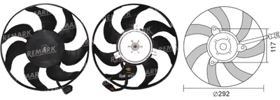FAN MOTORU [] [VW.CADDY/INCA 1996->]