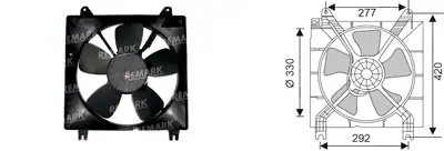 FAN MOTORU [] [CHEVROLET LACETTI/NUBIRA]