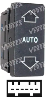 CAM ACMA KAPAMA ANAHTARI [TEK CAM 6P.] [PEUGEOT 106/206]