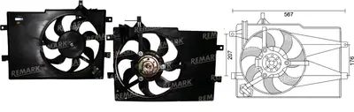 FAN MOTORU [] [FIAT DOBLO/PALIO/SIENA 1.4]