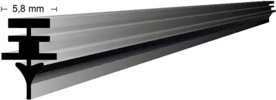 SİLGİ SÜPÜRGESİ LASTİĞİ [SIRT KALINLIGI 5,8 (TELSIZ) SLT 700 MM.]