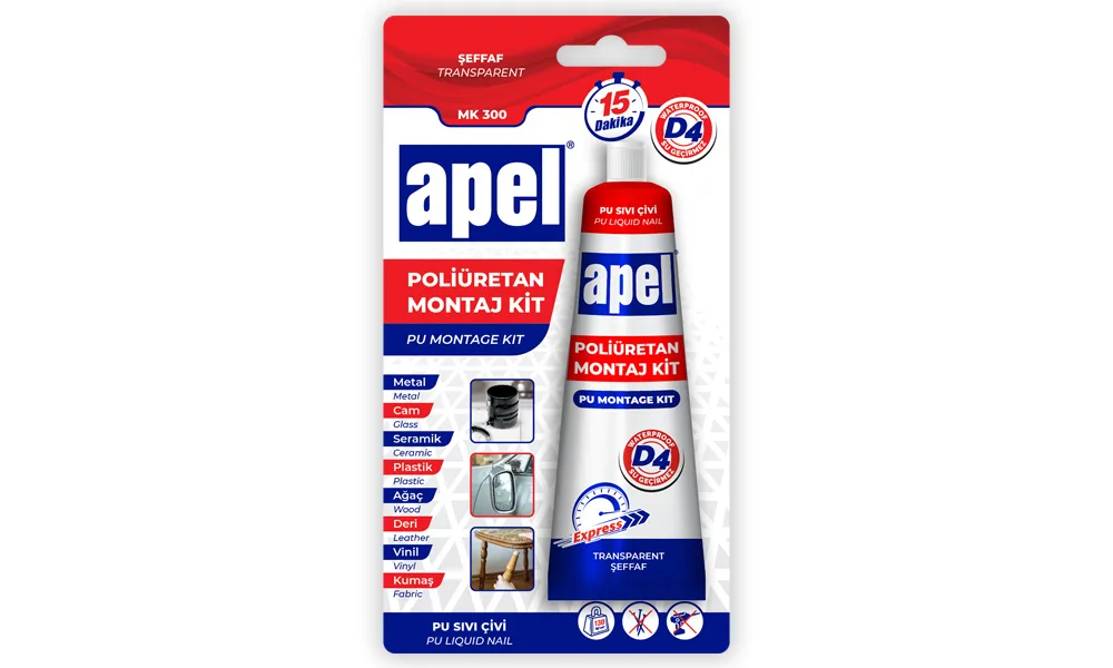 Apel MK300 Poliüretan Montaj Yapıştırıcı