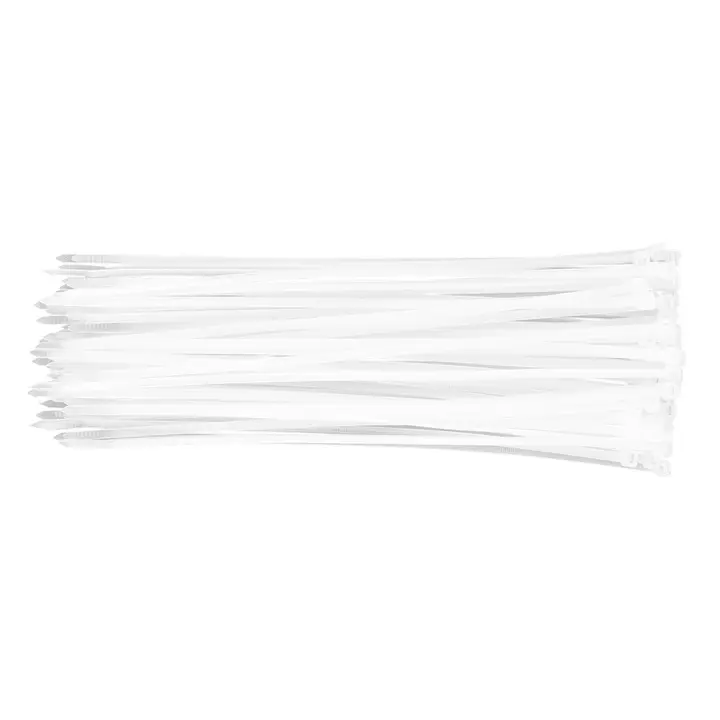 Kablo bağları 4,8 x 300 mm, beyaz, 75 adet