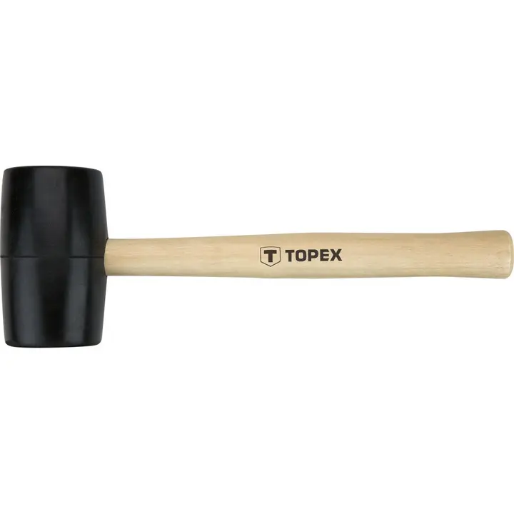 Kauçuk tokmak 50 mm, 340 g, ahşap sap