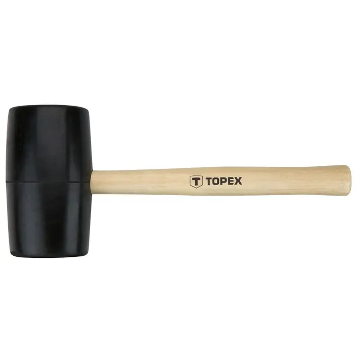 Kauçuk tokmak 72 mm, 900 g, ahşap sap
