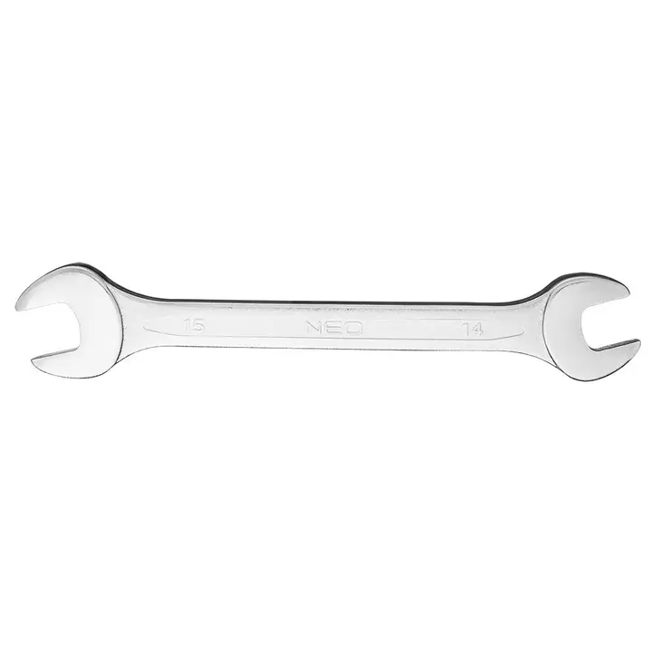 Çift ağızlı anahtar 14x15mm, CrV, DIN3110