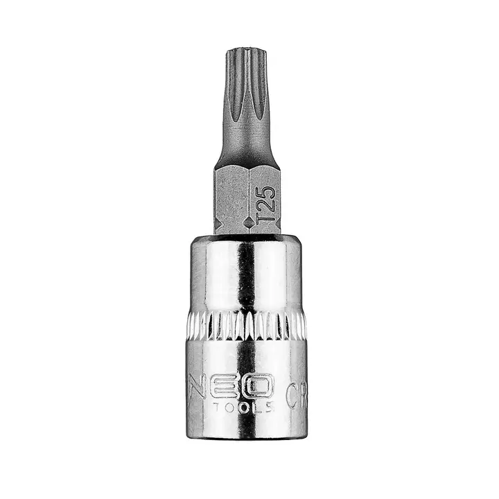 Torx TX25 1/4 lokma üzerine uç, kısa, 37 mm