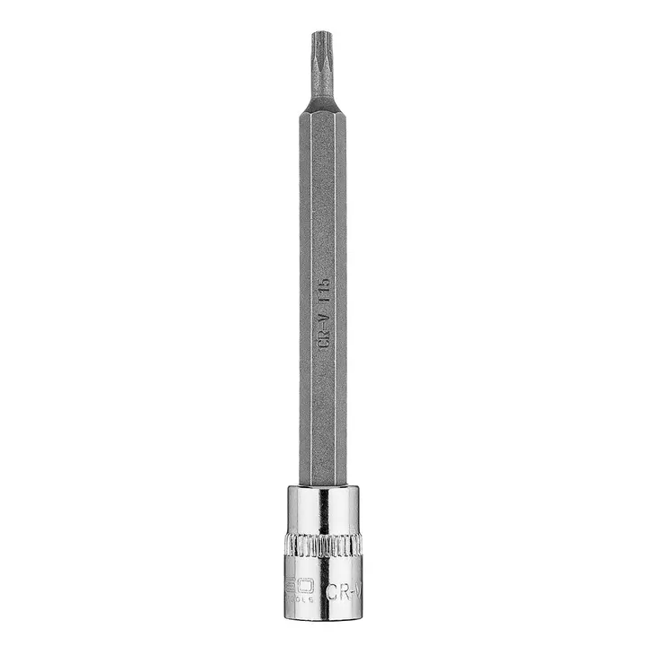 Torx TX15 1/4 lokma üzerine uç, uzun, 87 mm