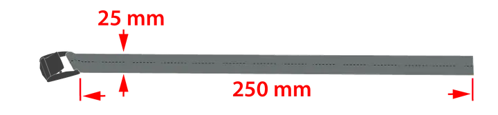 Kam tokalı kayış 25 mm x