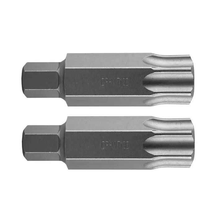 Torx uç T100 x 75 mm, S2, 2 adet