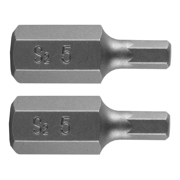 HEX uç 5 x 30 mm, S2, 2 adet