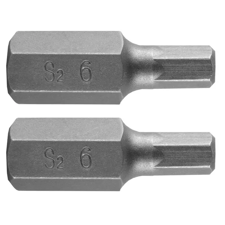 HEX uç 6 x 30 mm, S2, 2 adet