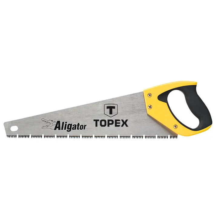 El testeresi 400 mm, Aligator, 7 TPI, 3 kenarı bilenmiş diş, sertleştirilmiş diş