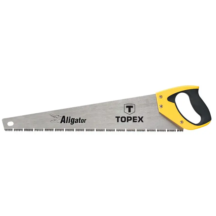 El testeresi 500 mm, Aligator, 7 TPI, 3 kenarı bilenmiş diş, sertleştirilmiş diş