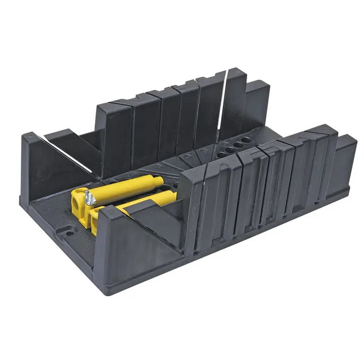Plastik gönye kutusu 326 x 122 x 78 mm, mengeneli