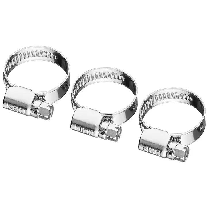 Sonsuz vidalı hortum kelepçesi 16-27/9 mm, W4, 3 adet