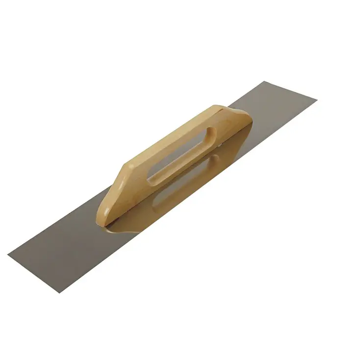 Paslanmaz çelik mala 680x130mm, ahşap sap