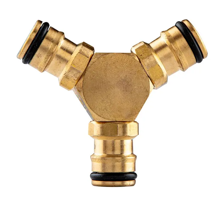 Üç yollu manifold, pirinç