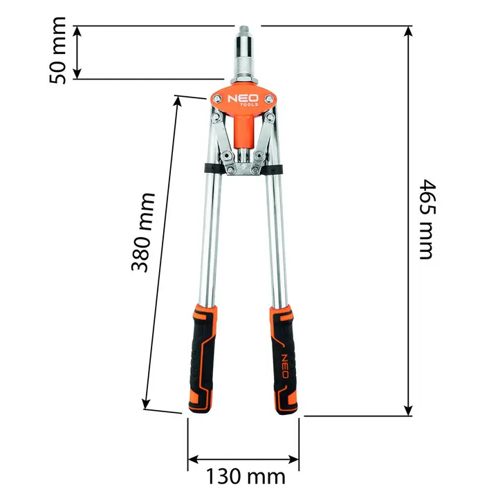 Çelik ve alüminyum perçinler için gömme başlı perçin tabancası 3,2/4,0/4,8/6,0/6,4 mm