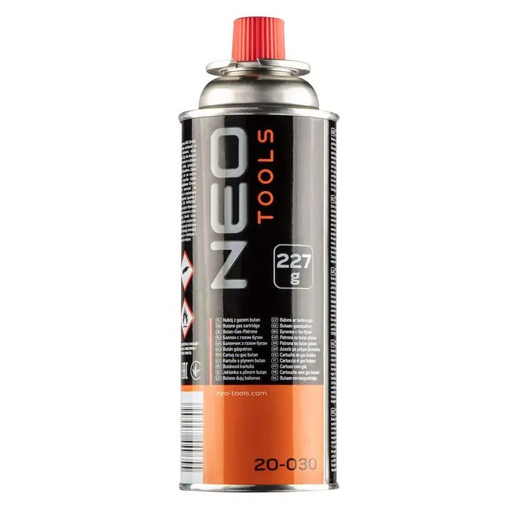 Bütan gaz kartuşu, 227 g