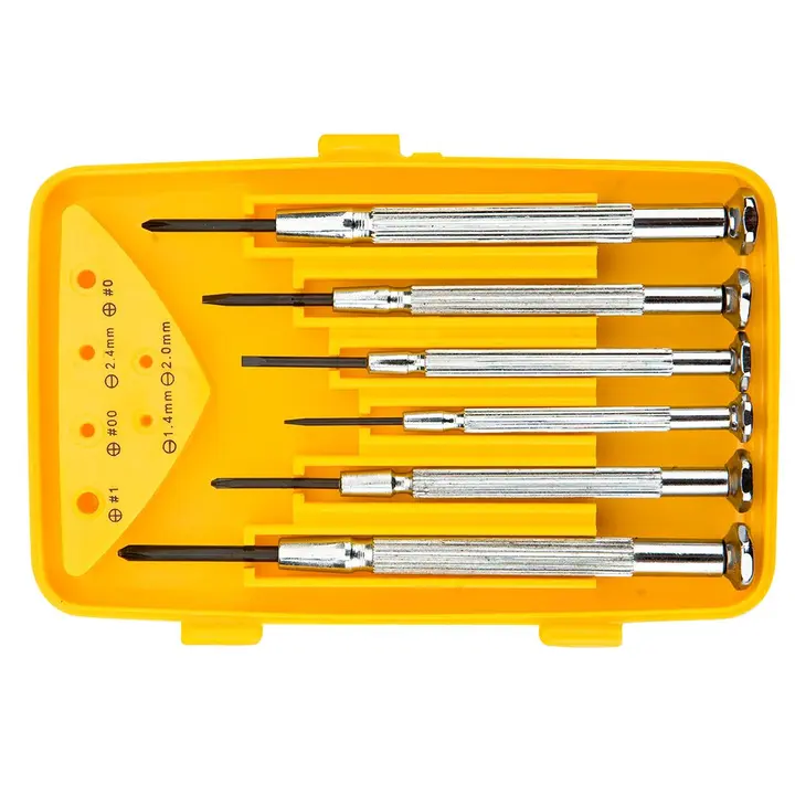 Hassas tornavida, 6 parça set