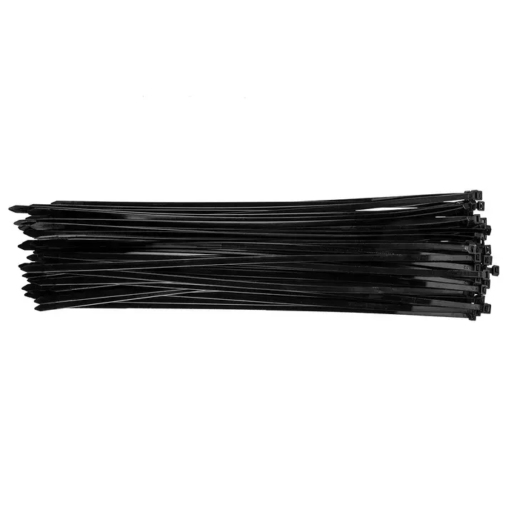 Kablo bağı 7,6 x 500 mm, siyah, 75 adet