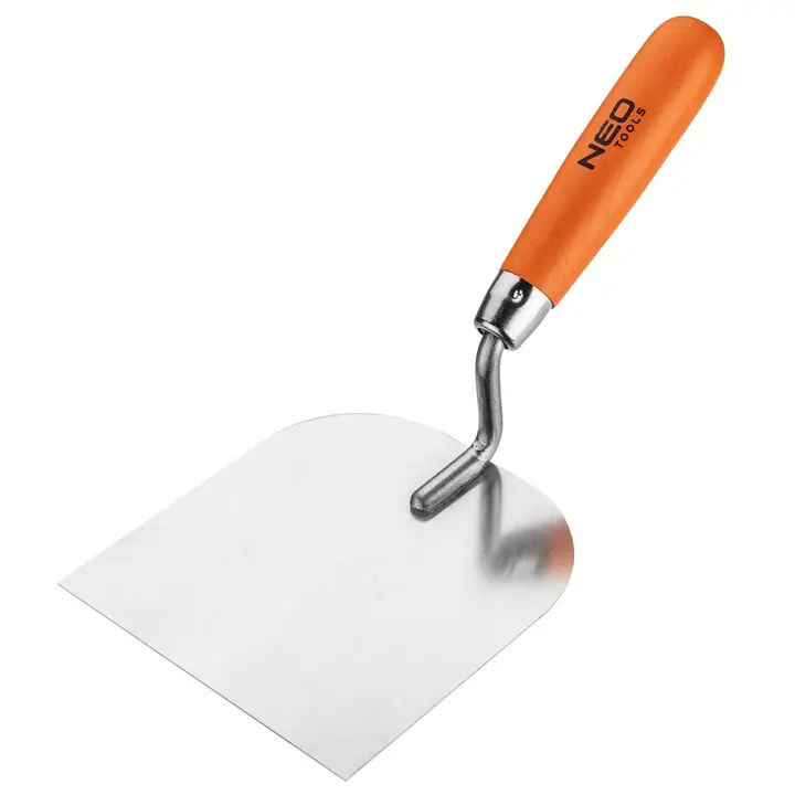 Sıva Kenar Malası - Yuvarlatılmış, 120 mm, Ahşap Sap
