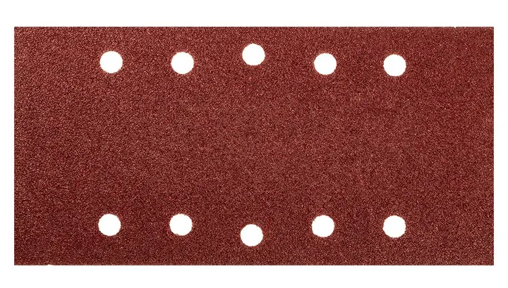 Cırt bantlı zımpara kağıdı 115 x 230 mm, P60, 5 adet, 10 delikli