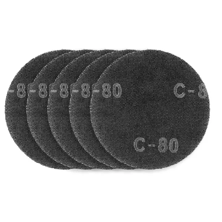 Zımpara filesi, cırt bantlı 180 mm, K80, 5 adet, 59G263 zımpara makinesi için