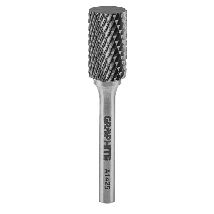 Metal freze ucu HM, tip A (silindirik), 14 x 25 mm, şaft 6 x 45 mm