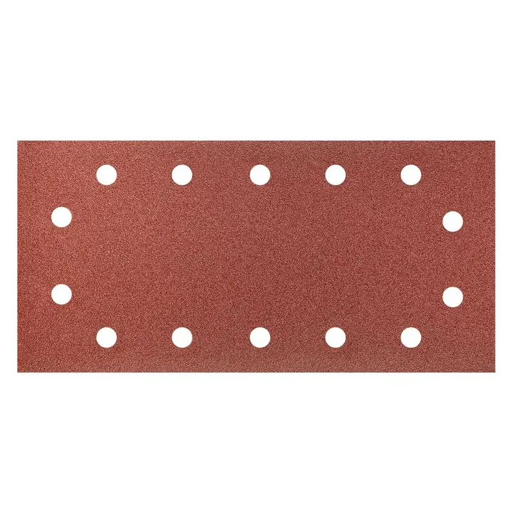 Zımpara kağıdı, cırt bantlı 115 x 230 mm, K120, 5 adet, delikli