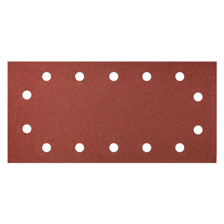 Zımpara kağıdı, cırt bantlı 115 x 230 mm, K180, 5 adet, delikli