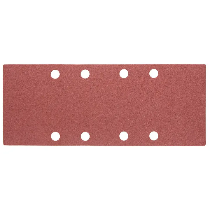 Zımpara kağıdı 93 x 230 mm, K80, 5 adet, delikli