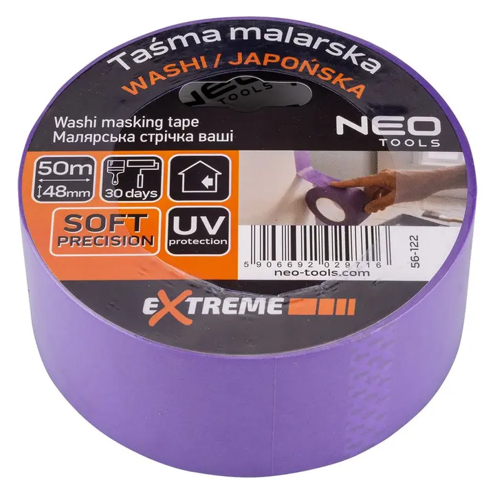 İnce washi ressam bandı 48mm x 50m