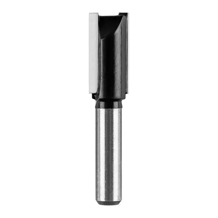 Ahşap için düz freze ucu, çift ağızlı, widia, 12 x 25 mm, sap 8 mm