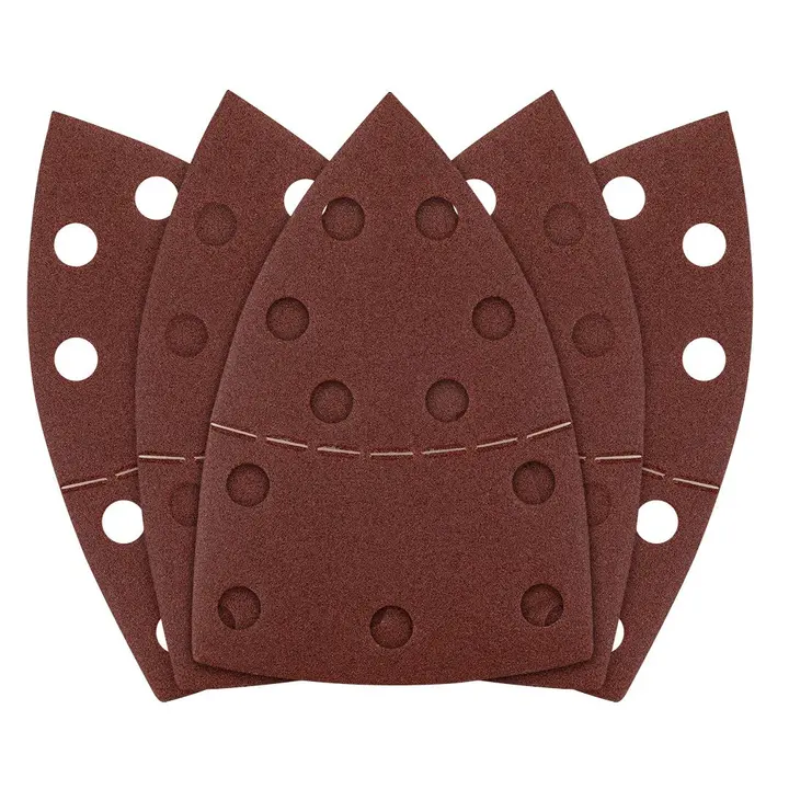 Zımpara kağıdı, cırt bantlı, iron 102 x 152 mm, P150, 5 adet, 11 delikli