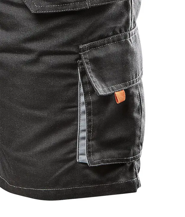 Kısa pantolon HD, dokuma kemer, çıkarılabilir cepler