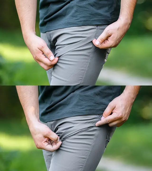 OUTDOOR iş pantolonu, 2 yönlü streç, gri