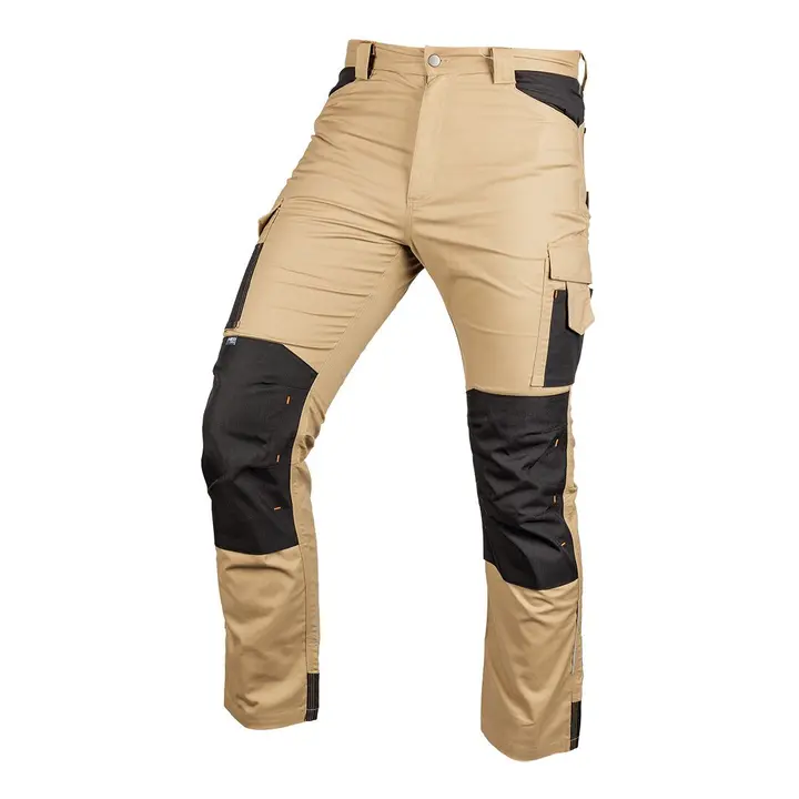 Mix&Match iş pantolonu, Canvas, Cordura takviyeli, bej ve siyah