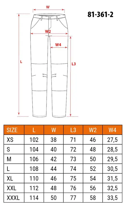 İş pantolonu DENIM, Cordura takviyeli, çıkarılabilir kılıf cepli, gri