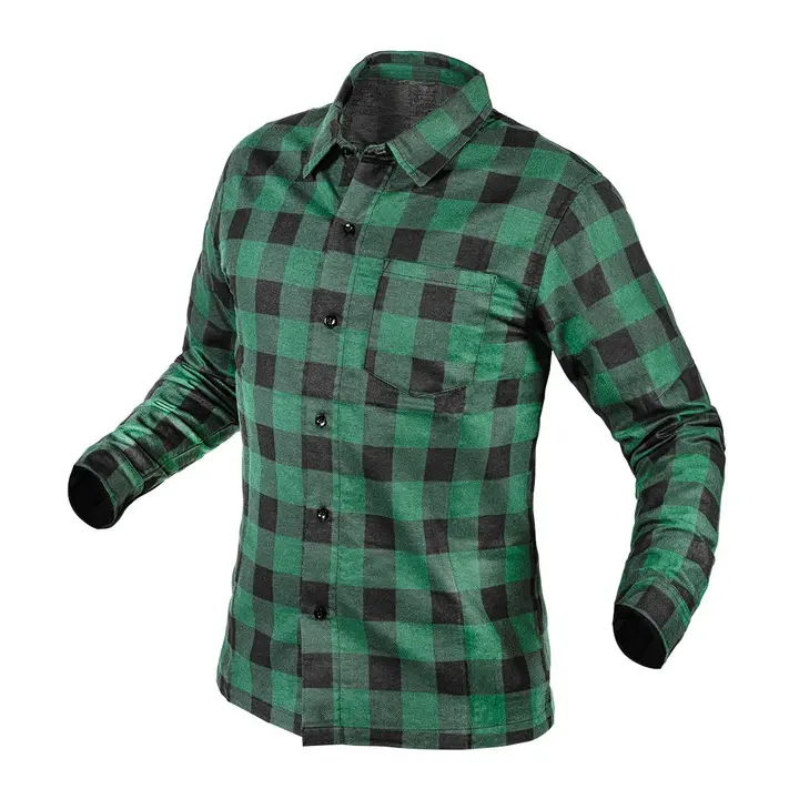 Flanel Gömlek, yeşil