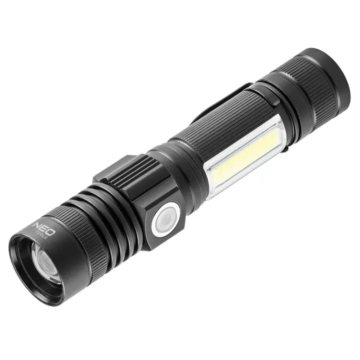 Şarj edilebilir USB el feneri 800 lm 2'si 1 arada CREE T6 LED